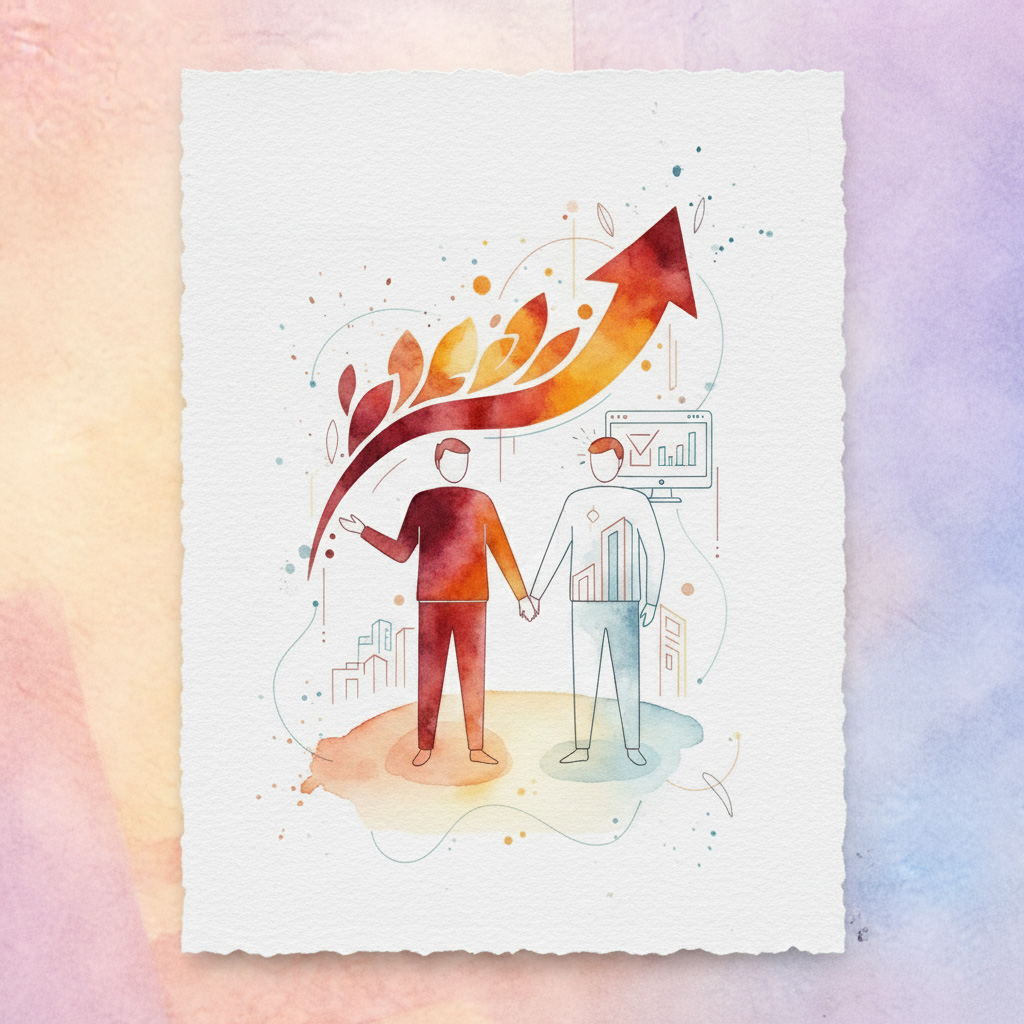 【哲学1】サイトをビジネスパートナーとして育てるイメージ